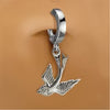 NEW - Femme Metale's Sterling Silver Love Bird Navel Ring