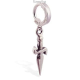 NEW - Femme Metale Revenge Dagger Navel Ring
