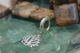 Lotus Flower Belly Ring | Solid .925 Sterling Silver - TummyToys