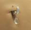 NEW - Sterling Silver Interchangeable Swinger Charm - Citrine Gemstone Drop Charm