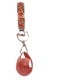 NEW - Sterling Silver Interchangeable Swinger Charm - Tangerine Mystic Topaz Gemstone Drop Charm