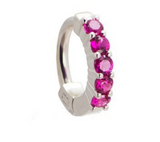 NEW - Changeable Hot Pink CZ Belly Ring Swinger Charm By TummyToys