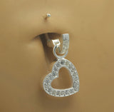 Combo Set - SAVE 15% with this 4 Piece Violet Coloured CZ Sterling Silver Navel Ring / Belly Ring Collection - Exclusively by TummyToys