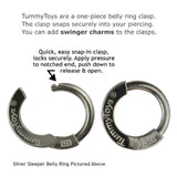 TummyToys Sparkling CZ Star Belly Ring