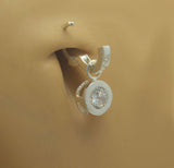 SAVE 15% with this 5 Piece Combo Set - Includes 2 x Stunning Sterling Silver Navel Rings & 3 Fabulous Swinger Drop Charms