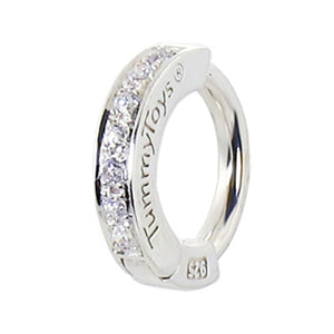 SAVE 10% with this 2 piece Combo Set - 1 x Sterling Silver Plain Sleeper Clasp & 1 x CZ Pave Set Sleeper Clasp - colour of your choice