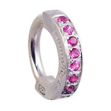 SAVE 10% with this 2 piece Combo Set - 1 x Sterling Silver Plain Sleeper Clasp & 1 x CZ Pave Set Sleeper Clasp - colour of your choice